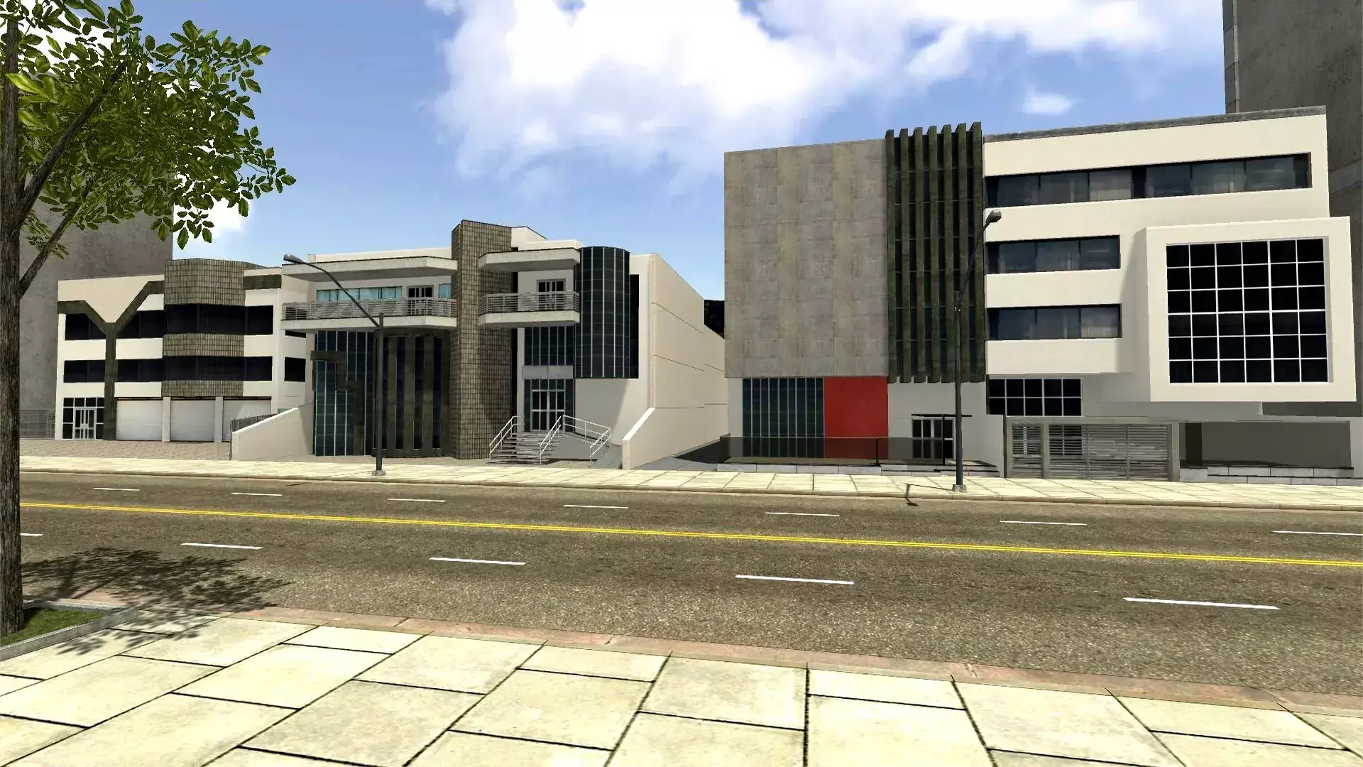 Edificios del entorno 3D